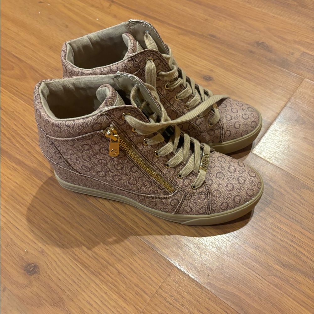 Tan Guess Sneakers